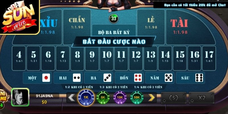 Hướng Dẫn Chơi Tài Xỉu Chi Tiết Từ Sunwin Cho Người Mới 1 Cách xác định kết quả Tài Xỉu